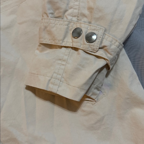 Cream Button-Up Jacket - Picture 3 of 6